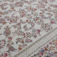 فرش گل ابریشم درحدنویه پیشنهادعالی برای خرید
