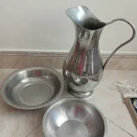 سرویس پاسماوری همراه با یه لگن کوچک قدیمی