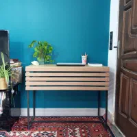 میز مدرن  میز اداری  میز چوب و آهن