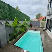 ویلااستخردار روباز آب گرم /۳ خوابه /نزدیک کاسپین