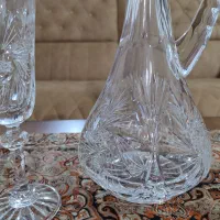 سرویس تنگ وجام خورشیدی کریستال لهستان نو|ظروف سرو و پذیرایی|تربتحیدریه, شهید قرنی|دیوار