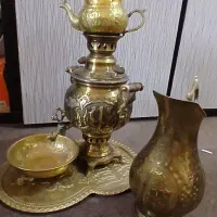 سرویس برنجی کامل تمیز