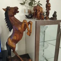 اسب چوبی|مجسمه، تندیس، ماکت|تهران, پاسداران|دیوار