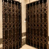درب آکاردئونی ضد سرقت / حفاظ آکاردیونی / نرده حفاظ