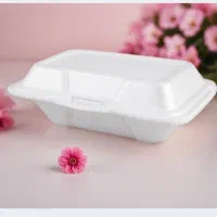 کاسه گیاهی ۳۰۰ و۴۰۰ گرمی فوم تک پرس|ظروف نگهدارنده، پلاستیکی، یکبارمصرف|برازجان, |دیوار