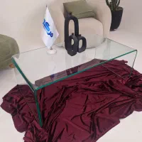 میز جلومبلی شیشه خم - طراحی مدرن + تضمین|مبلمان خانگی و میز عسلی|تهران, شهرک استقلال|دیوار