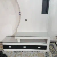 میز تلوزیون تمام ام دی اف حراج به علت جابه جایی