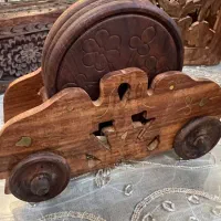 مجموعه چوبی (هندی پاکستانی) دست ساز کنده کاری زیبا|صنایع دستی و سایر لوازم تزئینی|تهران, شهرک چیتگر|دیوار