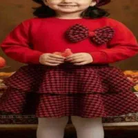 پیراهن دامنی. بلوز جدا و دامن جدا با کلاه