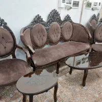 مبلمان چوبی کلاسیک میز عسلی سالم و زیبا|مبلمان خانگی و میز عسلی|رباط‌کریم, رباط‌کریم|دیوار