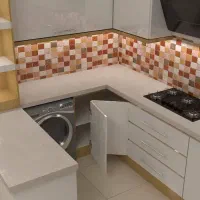 کابینت کمد دیواری کاغذدیواری آشیان آرا|جاکفشی، کمد، دراور|نسیم‌شهر, |دیوار