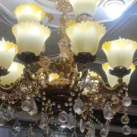 دوعدد لوستر  برنز ۱۱ شاخه