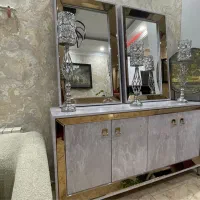 اینه و کنسول به همراه میز تی وی|بوفه، ویترین، کنسول|تهران, منیریه|دیوار