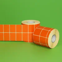 لیبل صدفی 51×34 تمپلات نارنجی