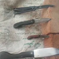 چهار عدد جاقو اصل زنجان دسته استخوان|کوهنوردی و کمپینگ|اردبیل, |دیوار