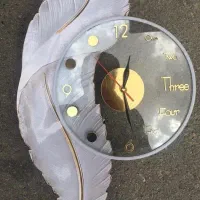 ساعت و تابلو دیواری طرح پر کد۱۰۰