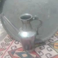 مجمعه مسی  افتابه مسی با گلیم خوش طرح ورنگ