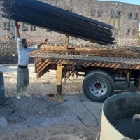 تیرچه بلوک گلویی پایه فنس درب چاه|مصالح و تجهیزات ساختمان|بجنورد, |دیوار