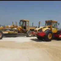 بیل لاستیکی و زنجیری،مینی بیل، گریدر و غلطک