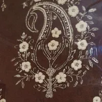ترمه ابریشم با طرح گلهای برچسته دست دوز|کلکسیون و سرگرمی|تهران, وحیدیه|دیوار
