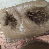 اجاق سنتی کاه گلی