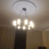 لوستر مدرن ۹ شعله یک جفت|لوستر و چراغ آویز|پردیس, فاز ۸|دیوار