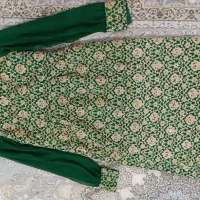 لباس مجلسی تافته گلابتونی