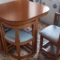 میز غذاخوری کم جا ۴نفره نو