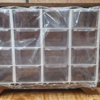 جا ادویه ای رومیزی چوبی ۱۶خانه
