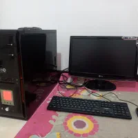کامپیوتر کامل خانگی با مانیتور LG و گرافیک مجزا