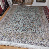 تک ۹متری دستباف پشم کرم رنگ ۱۰متری شبیه آن