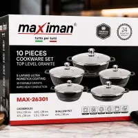 فروش ویژه سرویس قابلمه 10 پارچه برند MAXIMAN