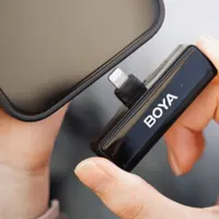 میکروفون یقه ای دوکاربر BOYA LINK 2 گارانتی 2 ساله|دوربین عکاسی و فیلم‌برداری|قم, جهان بینی|دیوار