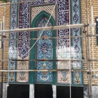 کاشی هفت رنگ کاشی دست ساز محراب مسجد گلدسته|خدمات پیشه و مهارت|کرج, چمران|دیوار