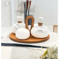 ست شیک آبلیمو و روغن ریز سرامیکی پرنس