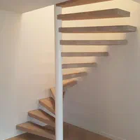 راه پله، پله دوبلکس چوبی، پله گرد|خدمات پیشه و مهارت|تبریز, |دیوار