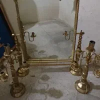آینه وشمعدان قدیمی