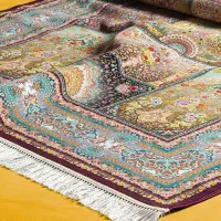 نیازمند فرش تمام ابریشم قم
