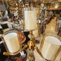 آباژور کنارسالنی اباژور لوستری مدرن سالنی 4 شعله|چراغ خواب و آباژور|مشهد, توس (بلوار توس)|دیوار
