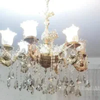 لوستر ۶شاخه برنز اصل