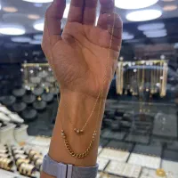 گردنبند کارتیرکارکرده  ۱۸عیار