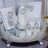 انواع ست بله برون ولوازم عقد و عروسی