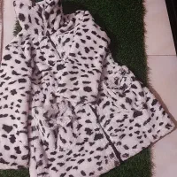 پالتو تدی دخترانه همراه با کلاه