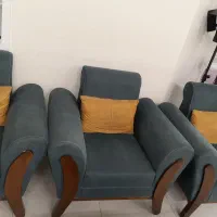 فروش صندلی ارایشگاه وسه عددمبل تک نفره کاملا سالم|آرایشگاه و سالن‌های زیبایی|گرگان, |دیوار