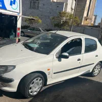 206 تیپ ۲  رنگ سفید  مدل 1388 سفید