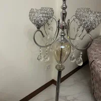 آباژور سالنی ۵شاخه خارجی سیلور الماسی