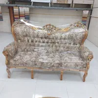 مبل سلطنتی ۹نفره مدل تک گل تمام راش درحدنو|مبلمان خانگی و میز عسلی|رشت, آزادگان|دیوار
