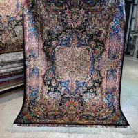 فرش دستباف جفت۳متری قالیچه سالاریابریشم۶۰رجدستبافت