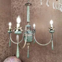 لوستر سنگی|لوستر و چراغ آویز|رشت, سعدی (تختی)|دیوار