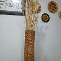 گلدان حصیری دست بافت ارتفاع 50